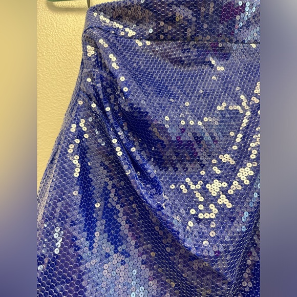 Alex Perry Sequin Pleat Mini Skirt - Picture 4 of 5